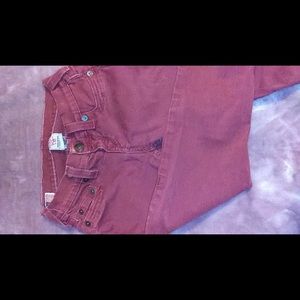 Burgundy true religion jeans